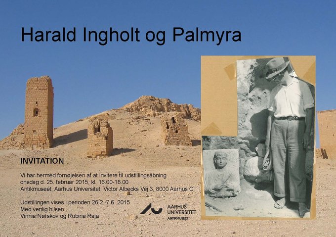 Udstillingsåbning på Antikmuseet: Harald Ingholt og Palmyra